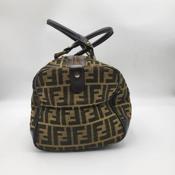 FENDI Zucca FF Canvas Boston 35 Bag..authentic.. - Picture 2 of 15